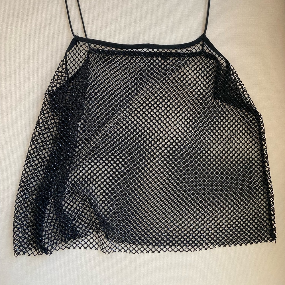 WeWoreWhat Crystal shell top